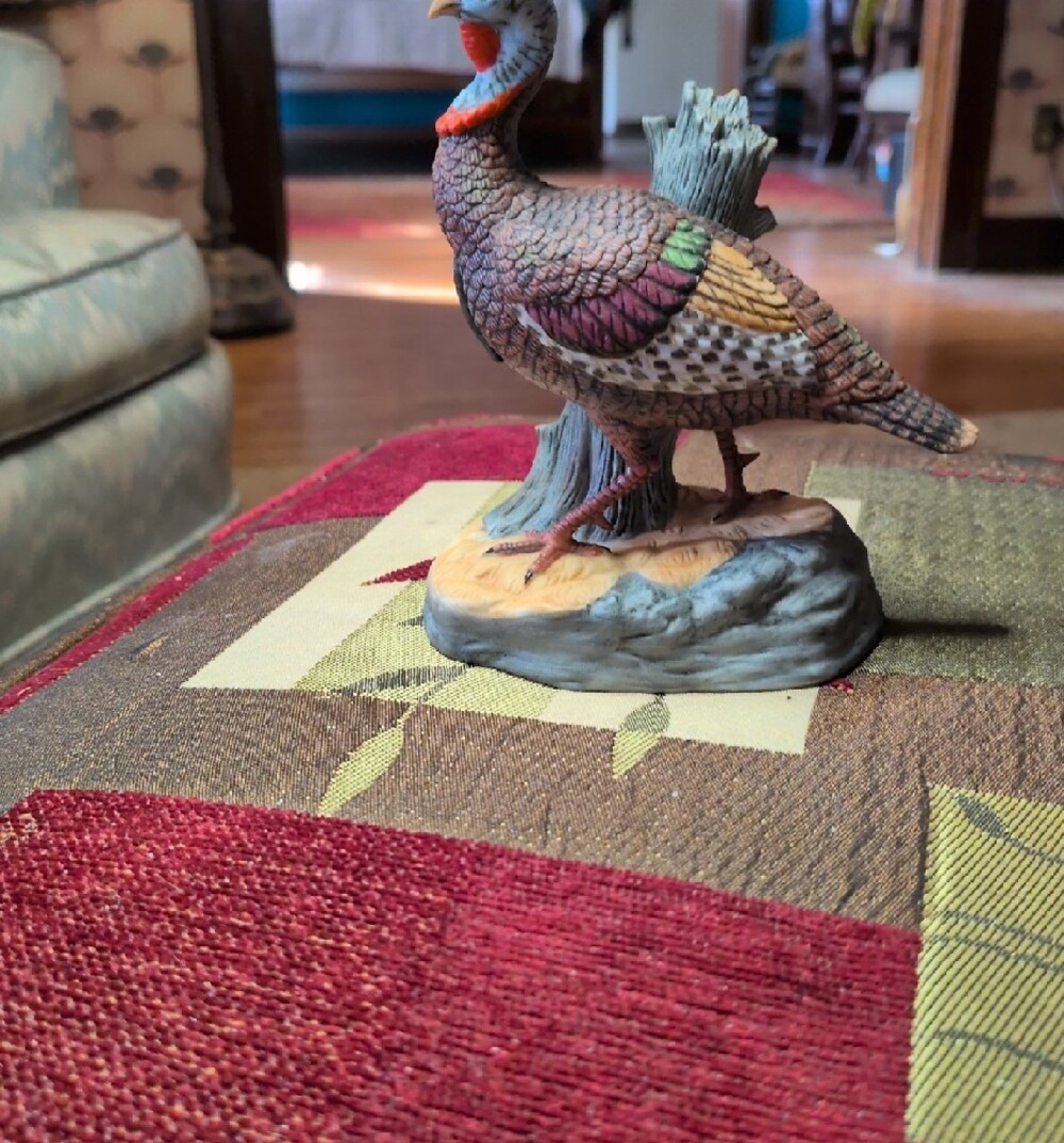 Hoffman Original 1987turkey Decorative CeramicFigurine in Brown and Tan - Picture 8 of 9